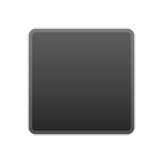 Emoji ◼️ Quadrato Nero Medio su Google Android 8.1.