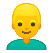 👱‍♂️ Emoji Homem: Cabelo Loiro na Google Android 8.1.