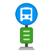 🚏 Emoji Parada De Autobús en Google Android 8.1.