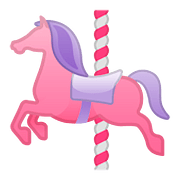 Emoji 🎠 Cavallo Da Giostra su Google Android 8.1.