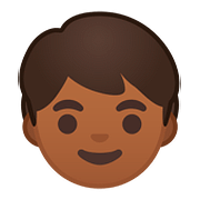 Émoji 🧒🏾 Enfant : Peau Mate sur Google Android 8.1.