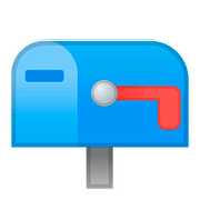 📪 Emoji geschlossener Briefkasten ohne Post Google Android 8.1.