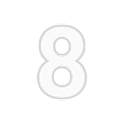 8️ Emoji Numero ocho en Google Android 8.1.