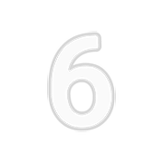 Émoji 6️ Chiffre six sur Google Android 8.1.