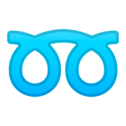➿ Emoji Loop Encaracolado Duas Vezes na Google Android 8.1.