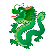Émoji 🐉 Dragon sur Google Android 8.1.