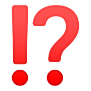 Emoji ⁉️ Punto Esclamativo E Interrogativo su Google Android 8.1.