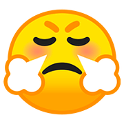 Emoji 😤 Faccina Che Sbuffa su Google Android 8.1.