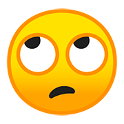 Emoji 🙄 Faccina Con Occhi Al Cielo su Google Android 8.1.