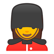 💂‍♀️ Emoji Guardia Mujer en Google Android 8.1.