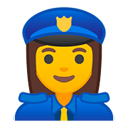 Emoji 👮‍♀️ Poliziotta su Google Android 8.1.
