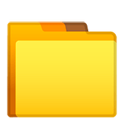 Emoji 📁 Cartella File su Google Android 8.1.