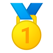 🥇 Emoji Medalla De Oro en Google Android 8.1.