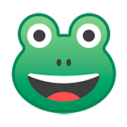 Emoji 🐸 Rana su Google Android 8.1.