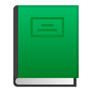 📗 Emoji Livro Verde na Google Android 8.1.