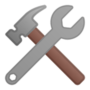 🛠️ Emoji Hammer und Schraubenschlüssel Google Android 8.1.