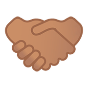 🤝🏽 Emoji Handschlag, mittlere Hautfarbe Google Android 8.1.