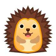 🦔 Emoji Erizo en Google Android 8.1.