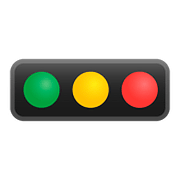 🚥 Emoji horizontale Verkehrsampel Google Android 8.1.