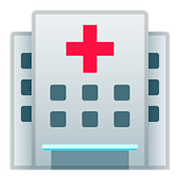 🏥 Emoji Hospital na Google Android 8.1.