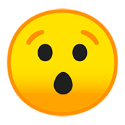 😯 Emoji verdutztes Gesicht Google Android 8.1.