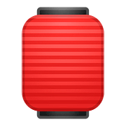 🏮 Emoji Lanterna Vermelha De Papel na Google Android 8.1.