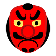 👺 Emoji Demonio Japonés Tengu en Google Android 8.1.
