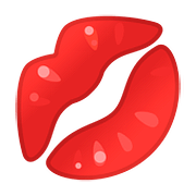 Émoji 💋 Trace De Rouge à Lèvres sur Google Android 8.1.