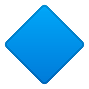Émoji 🔷 Grand Losange Bleu sur Google Android 8.1.