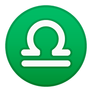 Emoji ♎ Segno Zodiacale Della Bilancia su Google Android 8.1.