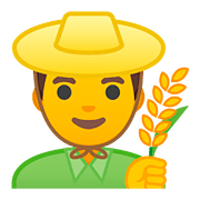 Emoji 👨‍🌾 Contadino su Google Android 8.1.