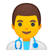 👨‍⚕️ Emoji Homem Profissional Da Saúde na Google Android 8.1.