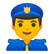 Émoji 👮‍♂️ Policier sur Google Android 8.1.