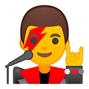 👨‍🎤 Emoji Cantante Hombre en Google Android 8.1.