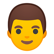 Emoji 👨 Uomo su Google Android 8.1.