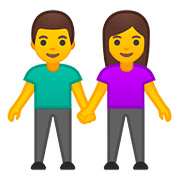 👫 Emoji Homem E Mulher De Mãos Dadas na Google Android 8.1.