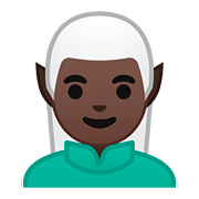 Émoji 🧝🏿‍♂️ Elfe Homme : Peau Foncée sur Google Android 8.1.