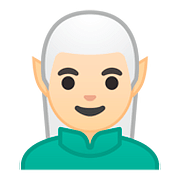 Emoji 🧝🏻‍♂️ Elfo Uomo: Carnagione Chiara su Google Android 8.1.