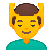Emoji 💆‍♂️ Uomo Che Riceve Un Massaggio su Google Android 8.1.