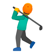 Émoji 🏌️‍♂️ Golfeur sur Google Android 8.1.