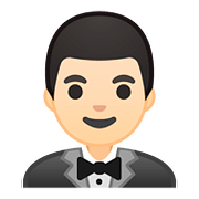 🤵🏻 Emoji Persona Con Esmoquin: Tono De Piel Claro en Google Android 8.1.