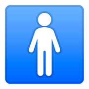 Emoji 🚹 Simbolo Del Bagno Degli Uomini su Google Android 8.1.