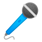 Emoji 🎤 Microfono su Google Android 8.1.