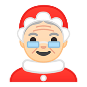 🤶🏻 Emoji Mamá Noel: Tono De Piel Claro en Google Android 8.1.