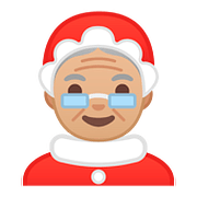🤶🏼 Emoji Mamá Noel: Tono De Piel Claro Medio en Google Android 8.1.