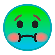 🤢 Emoji würgendes Gesicht Google Android 8.1.