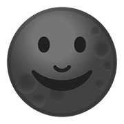 Emoji 🌚 Faccina Luna Nuova su Google Android 8.1.