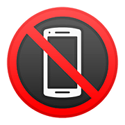 📵 Emoji Prohibido El Uso De Móviles en Google Android 8.1.