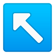 Emoji ↖️ Freccia In Alto A Sinistra su Google Android 8.1.