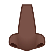 Emoji 👃🏿 Naso: Carnagione Scura su Google Android 8.1.